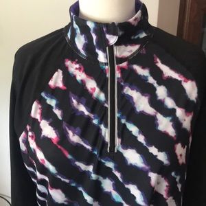 Ideology work out jacket with thumb holes